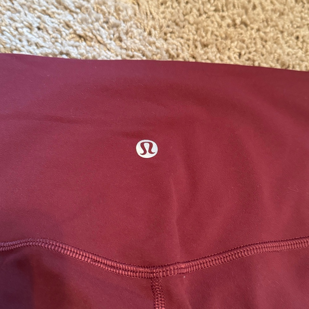 lululemon Align Leggings—Red Merlot—22” inseam - Picture 5 of 15